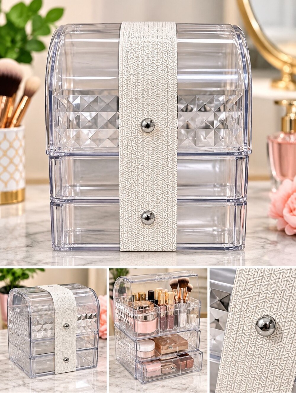 Makeup Organizer with Drawers